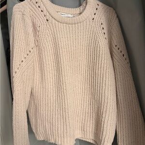 Francesca's Collections Soft Cream Sweater